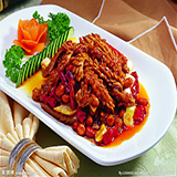 Stir-fried scalloped pork kidneys