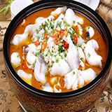 Boiled fish with pickled chinese cabbage